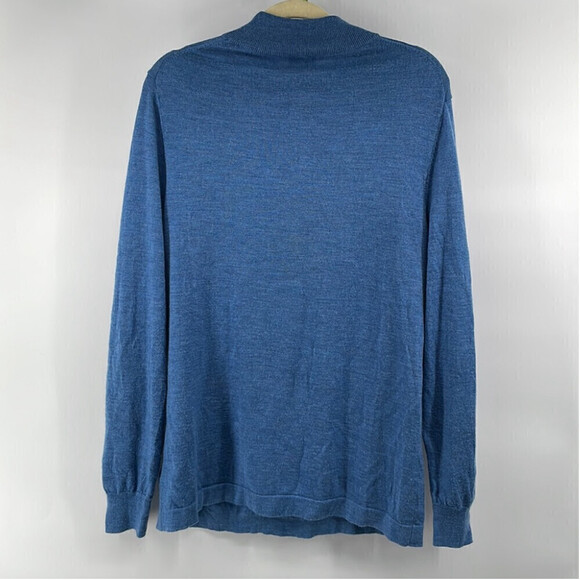 Jos. A Bank merino wool sweater Light weight Collection Modern Fit 1/4 Zip sz xl - Picture 9 of 10